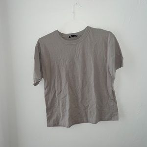 Zara oversized brown Tee